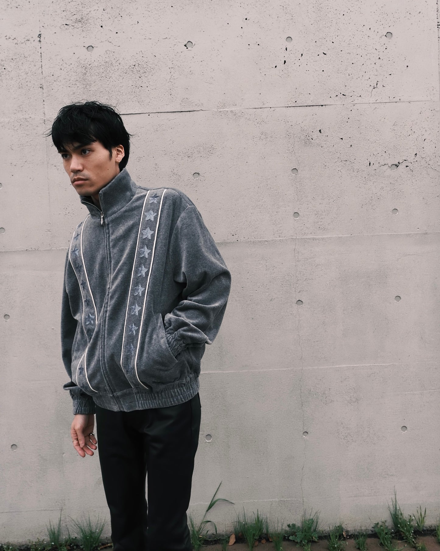 Star SQ Velours Truck Jacket "Navy"