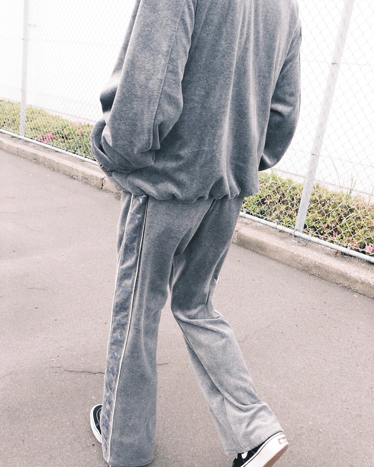 Star SQ Velours Truck Jacket "Grey"
