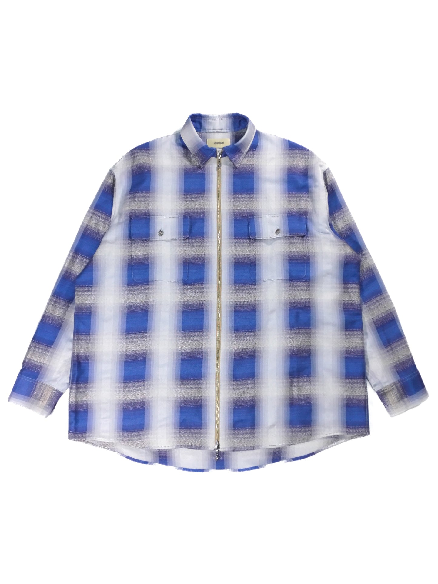 Sparkling Check Zip Shirt