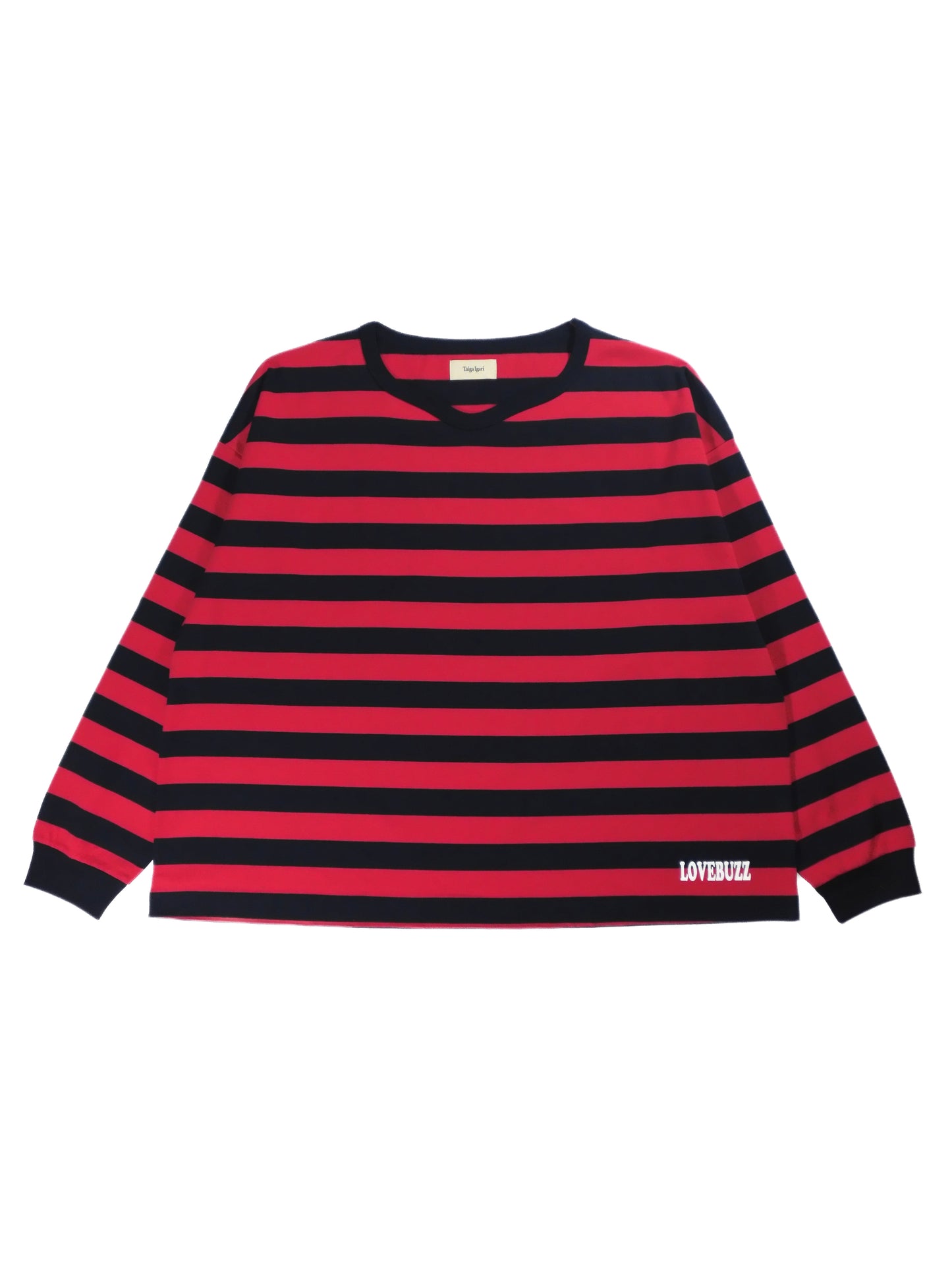 LOVEBUZZ Border L/S T-Shirt
