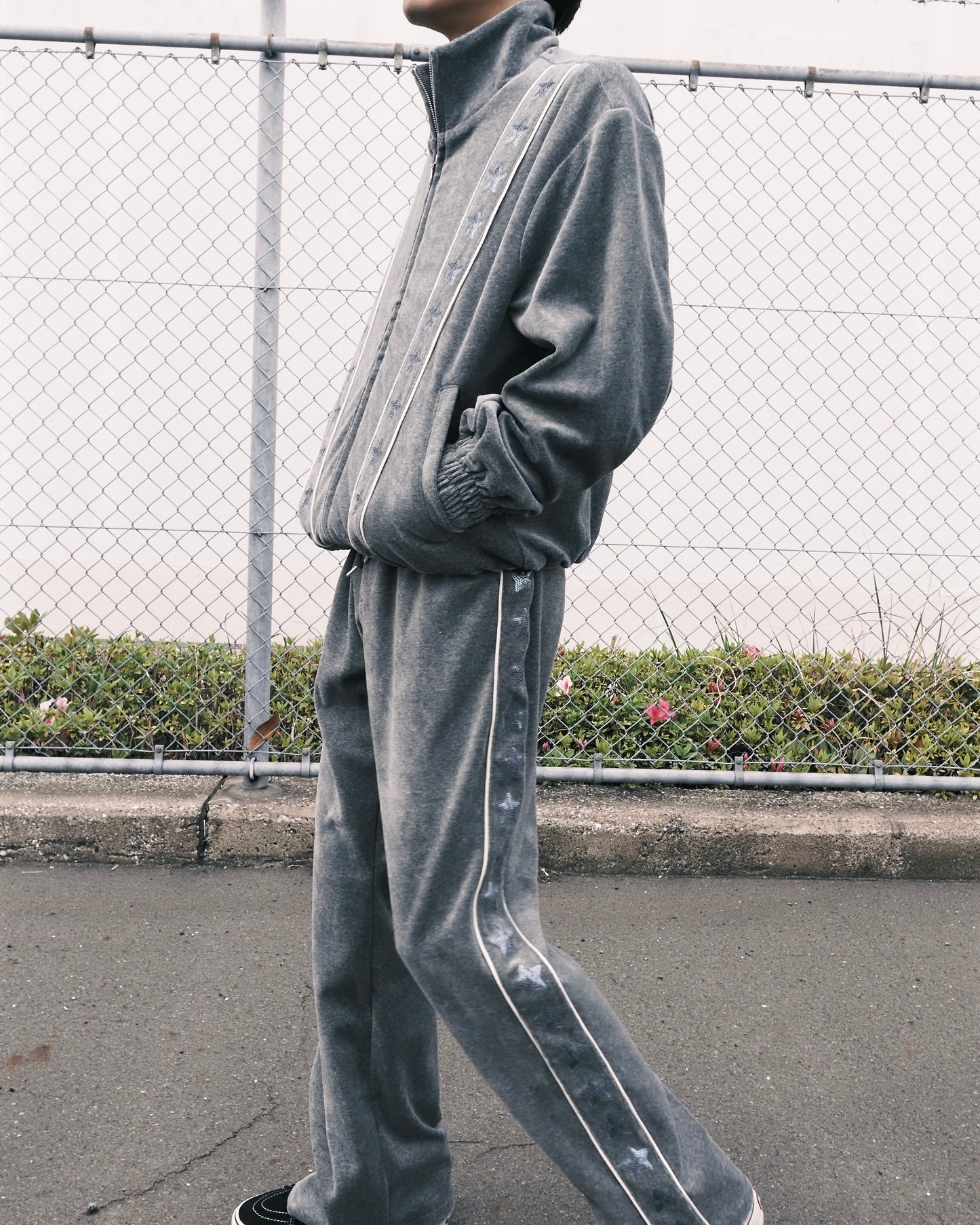 Star SQ Velours Truck Pants “Grey”
