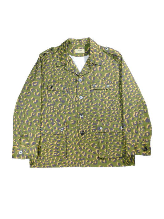 Leopard Camo Military Jacket