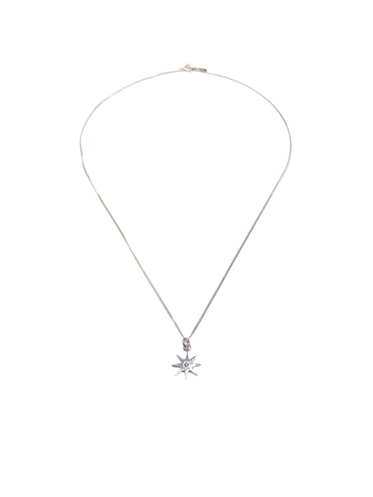 Star Necklace With Diamond
