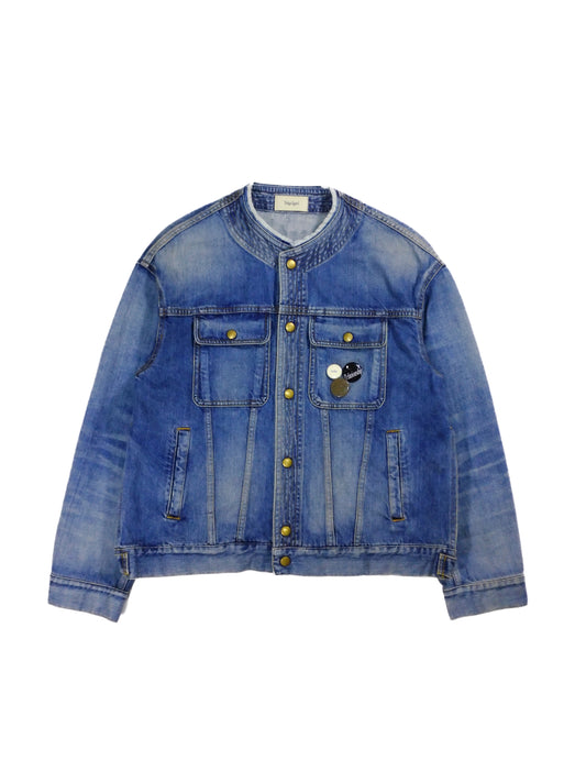 "LoveBuzz" Studs Denim Jacket