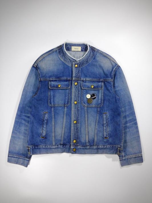 "LoveBuzz" Studs Denim Jacket