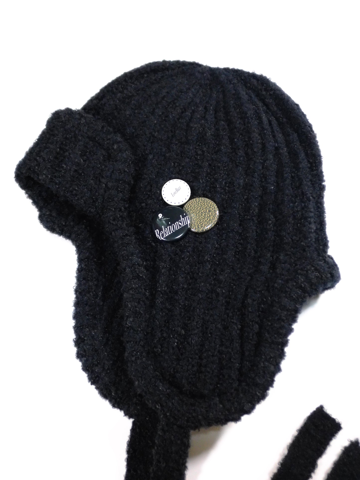 Flight Knit Cap With Pins
