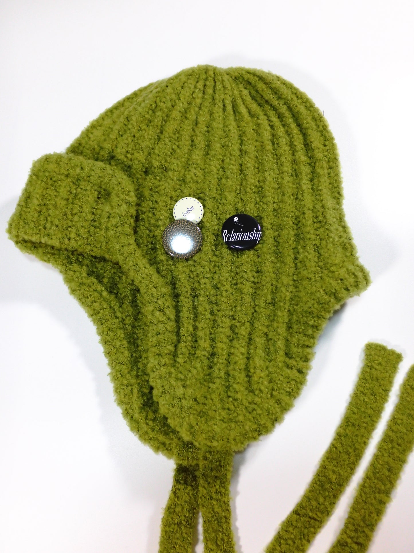 Flight Knit Cap With Pins