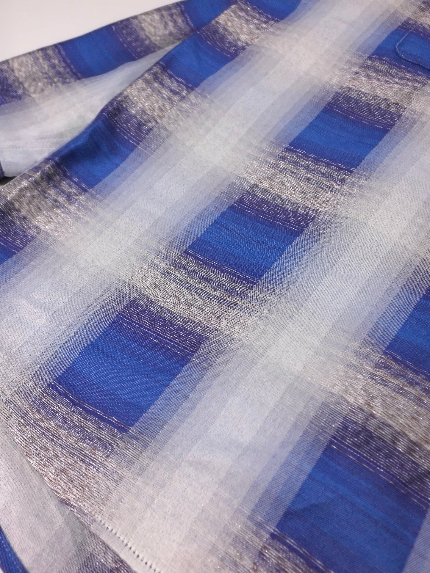 Sparkling Check Zip Shirt