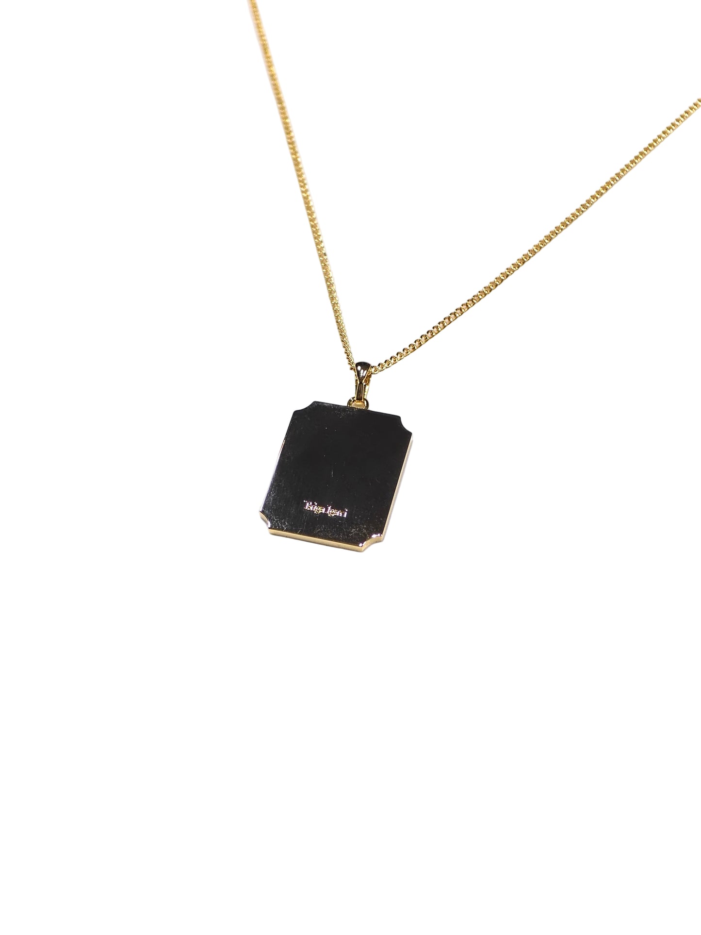 Frame Necklace With Diamond