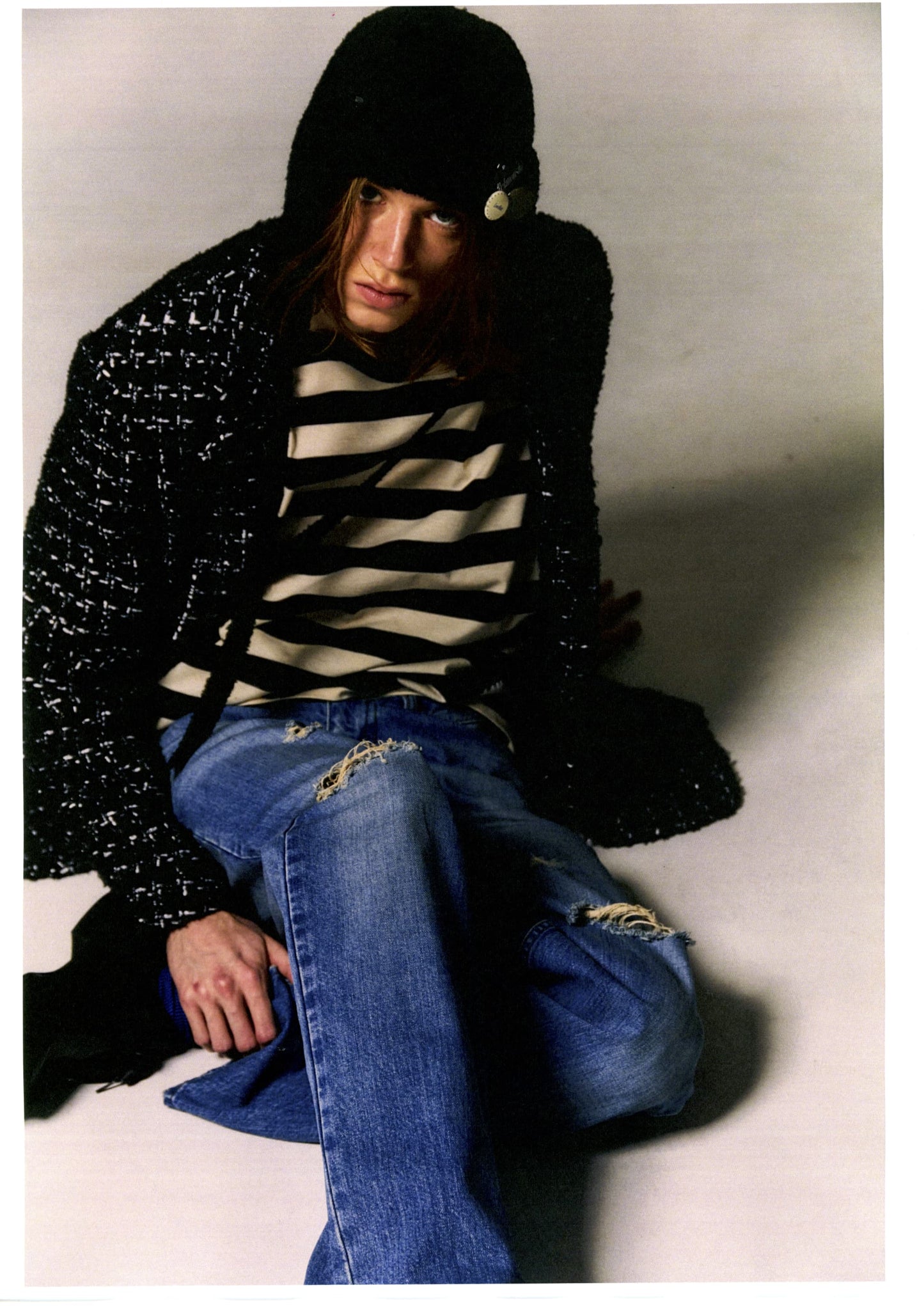 Flight Knit Cap With Pins