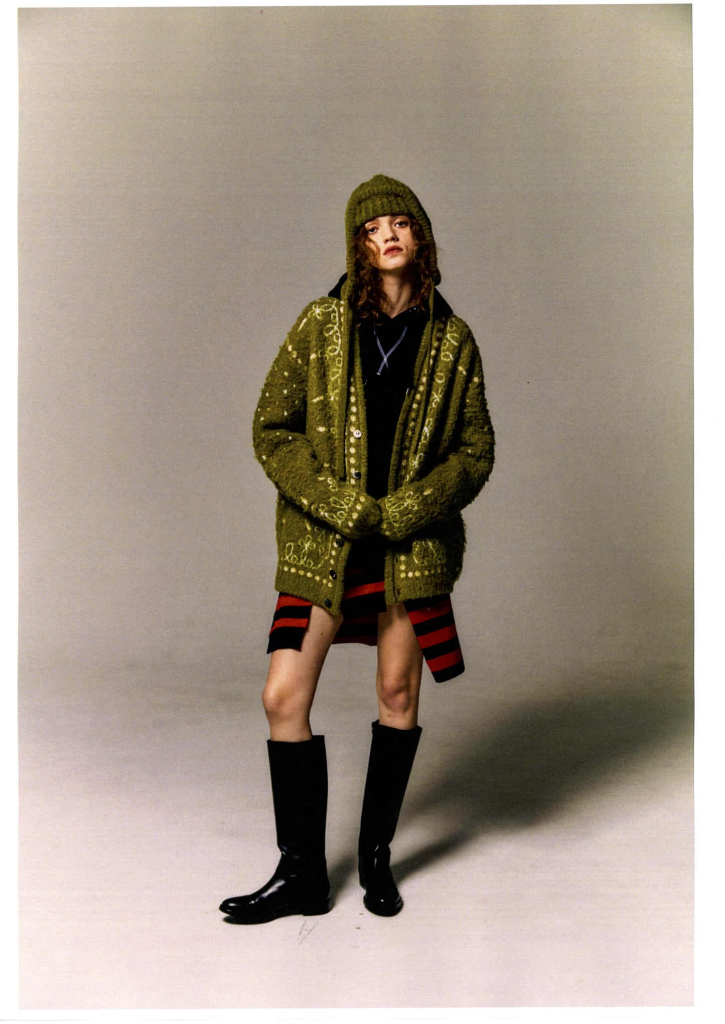 Flight Knit Cap With Pins